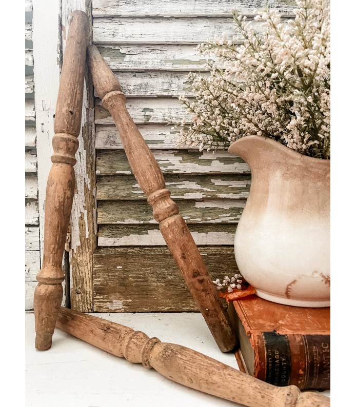 Vintage Architectural Salvage, Large Rustic Wood, Gorgeous Pieces, 17.5